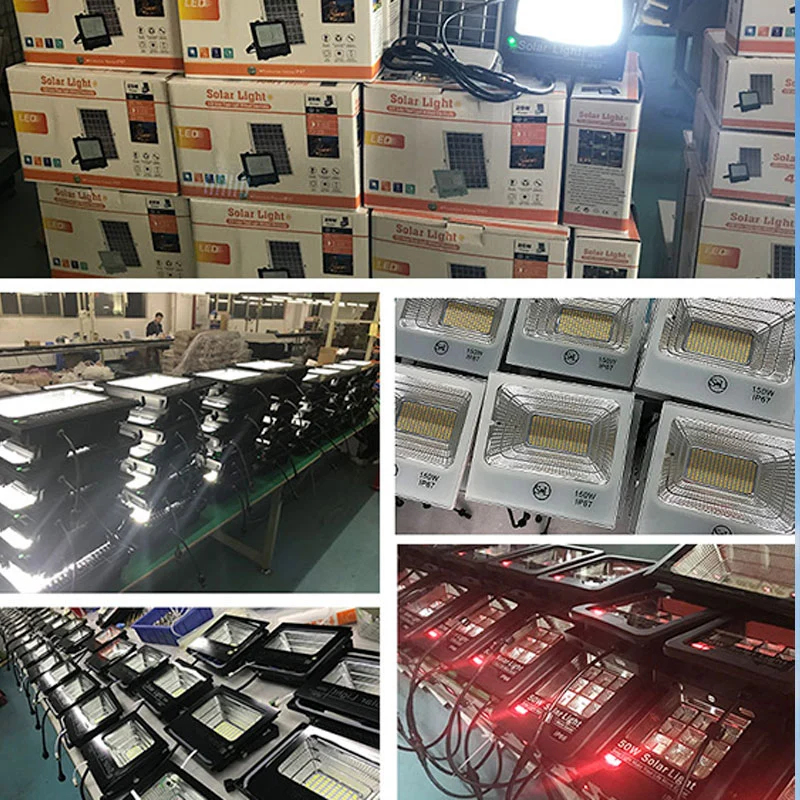 IP65 Waterproof Solar Lamp LED Flood Lights Outdoor Solar Dusk to Dawn Lights
