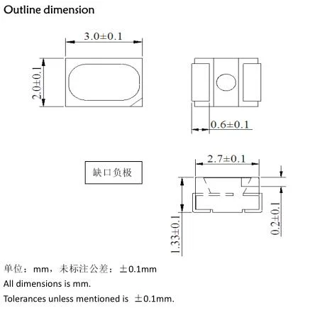 Super Bright White SMD LED 3020 for Interior and Exterior Lighting