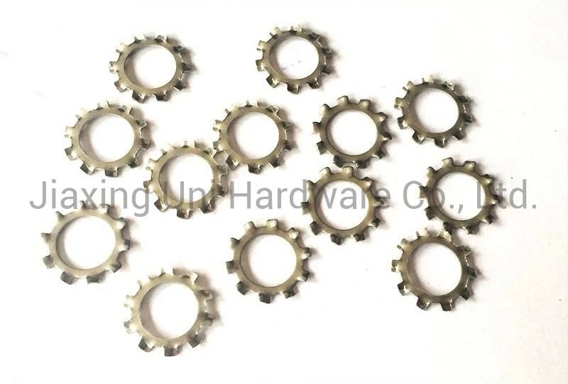 Fastener/washer/external tooth washer/lock washer/DIN6797/external tooth washer/galvanized/black