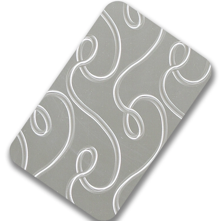 304 Laser Stainless Steel Sheet Grade 201 J3 J4 Stainless Steel 3D Panel Stainless Steel Sheet