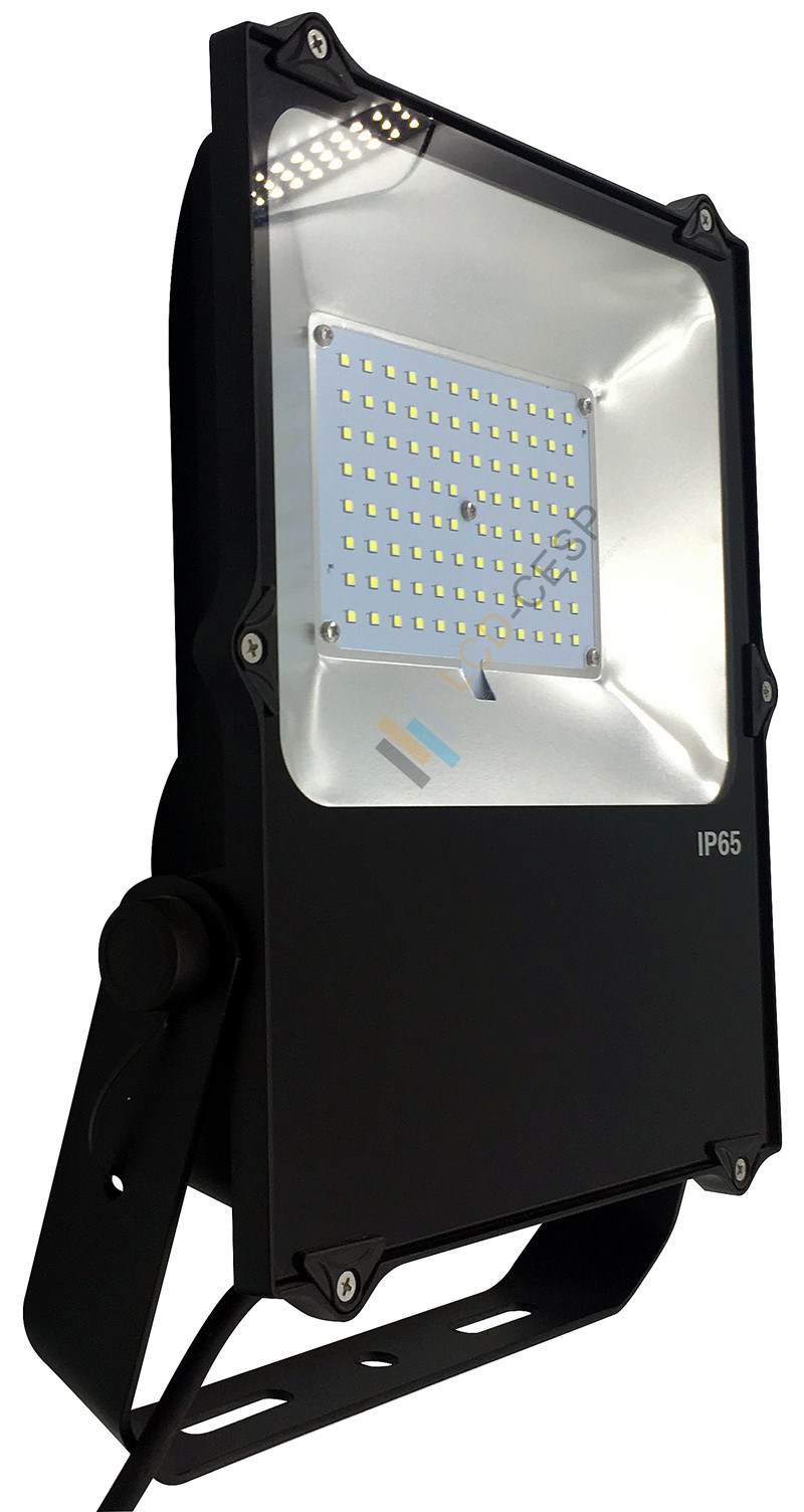 LED Flood Light PLC Control Dimmer IP66 Waterproof Exterior Lighting Fixture Flood Lights Wall Bracket Mount LED Floodlight Area and Recreational Floodlights