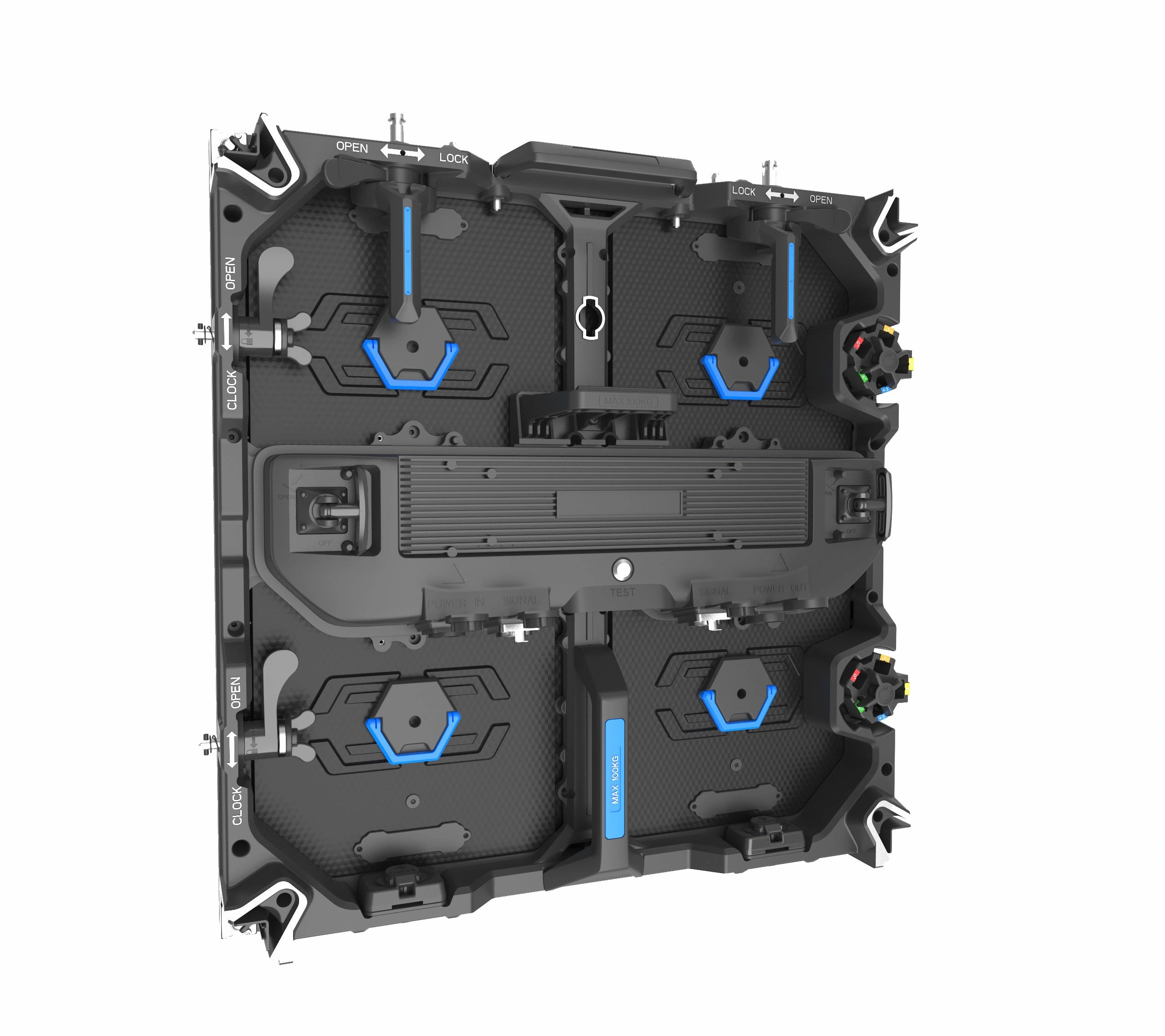 P3.9mm Master Series 500X500mm LED Cabinet Outdoor Rental LED Display for Stage Background Lighting, Outdoor Portable Rental LED Screen Panel