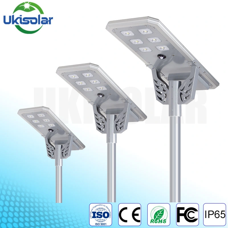 Ukisolar World Projects Outdoor Light 6-8m Pole 40W LED Solar Street Light