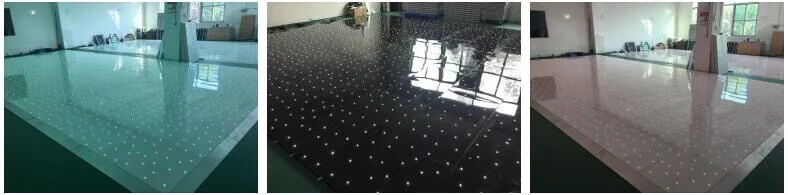 LED White Starlit Dance Floor Wireless Uplights for Wedding Party