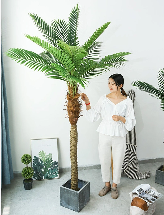 Landscape decoration 200cm artificial palm tree plastic artificial bonsai tree for sale