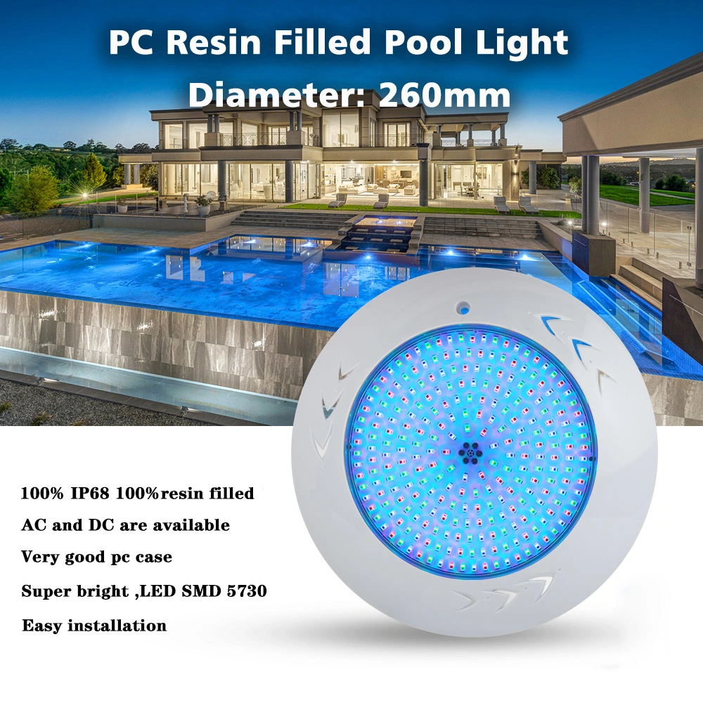 High Quality 18W Underwater LED Light IP68 Swimming Pool Light Wall Mount Edison LED Chip