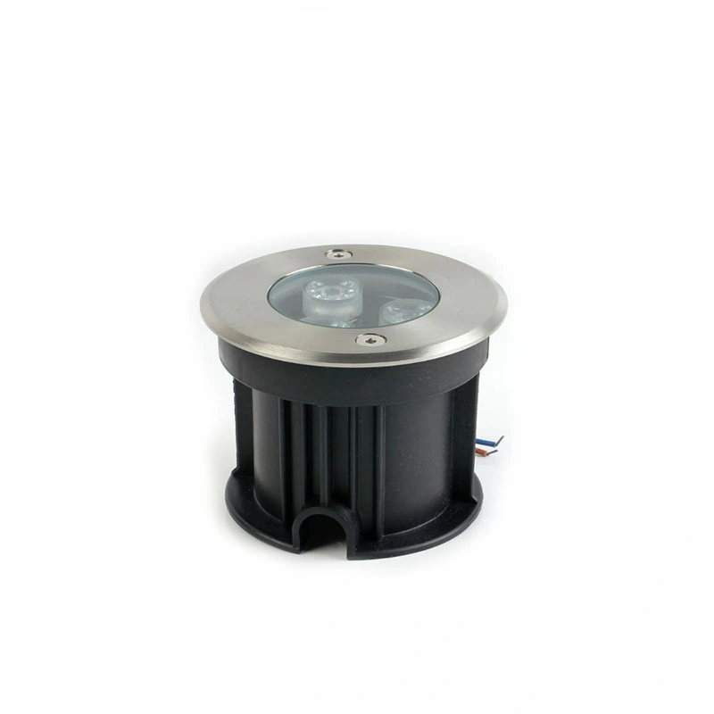 Square Hot Sale Round IP68 3W RGB LED Underground Light