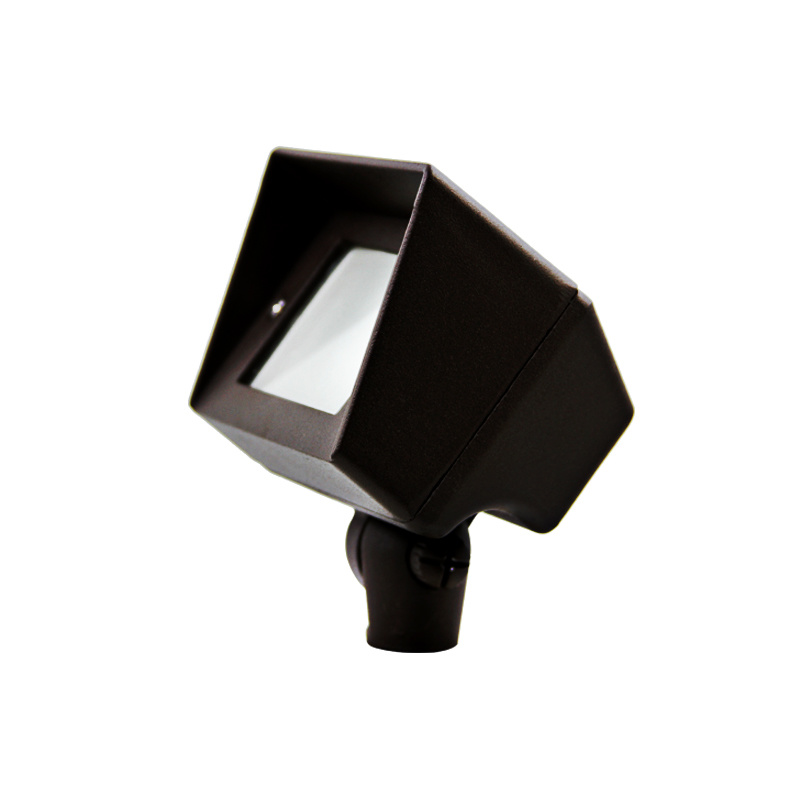 Black/ Bronze Finish 12V AC DC Landscape Lighting Fixture LED Flood Light