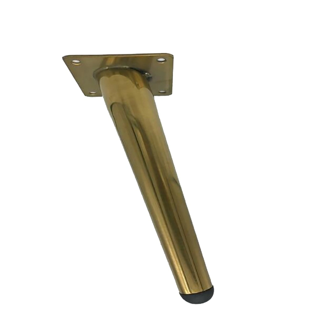 hot sale mid century retro modern metal gold brass tapered cabinet table sofa furniture legs feet