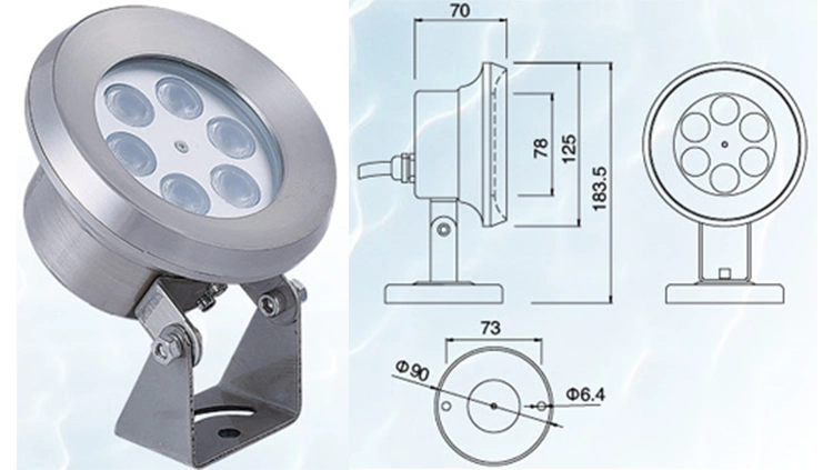 IP68 Waterproof DMX LED Underwater Lighting