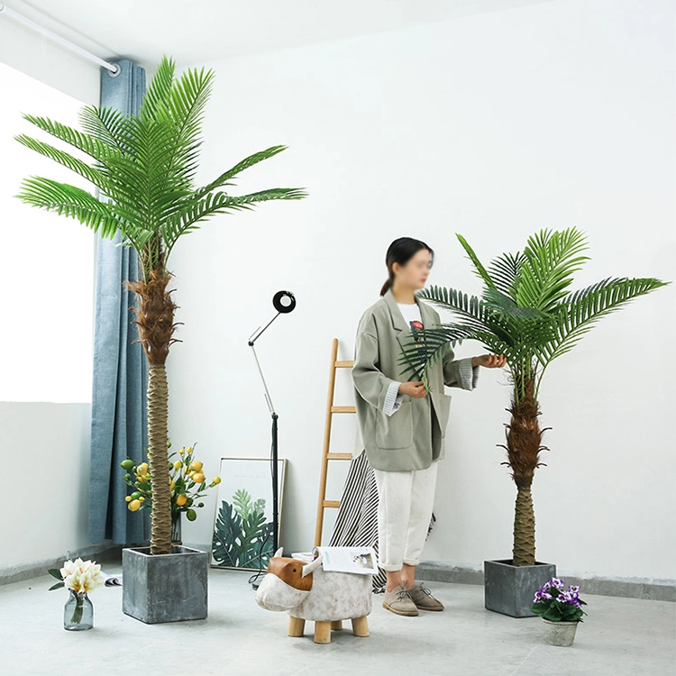 Landscape decoration 200cm artificial palm tree plastic artificial bonsai tree for sale