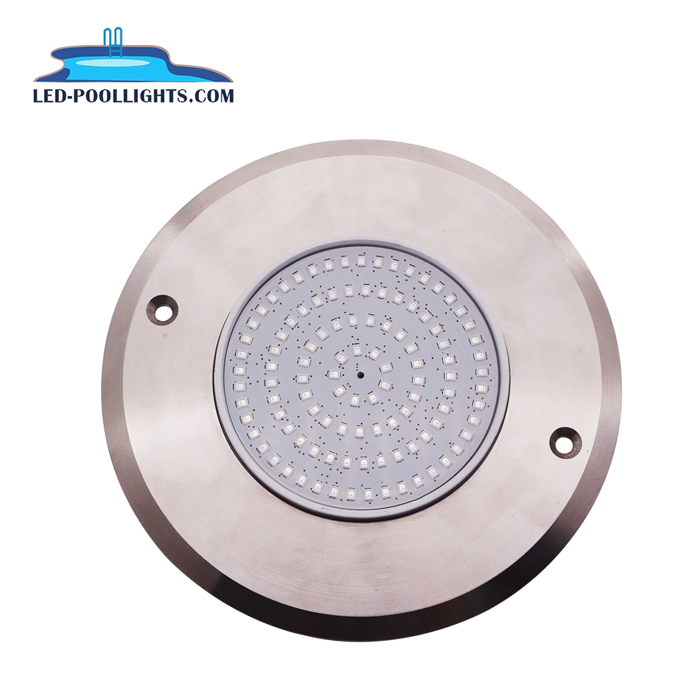 2021 Newest 8mm Thickness 8W 12V RGB Stainless Steel Swimming Pool Light IP68 LED Underwater Lighting Private Mode