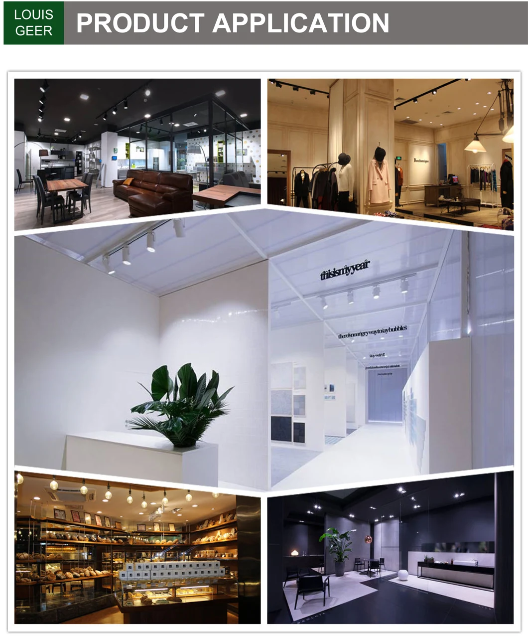 Hot Dimmable LED Track Lighting 12W Shop Window COB LED Track Light