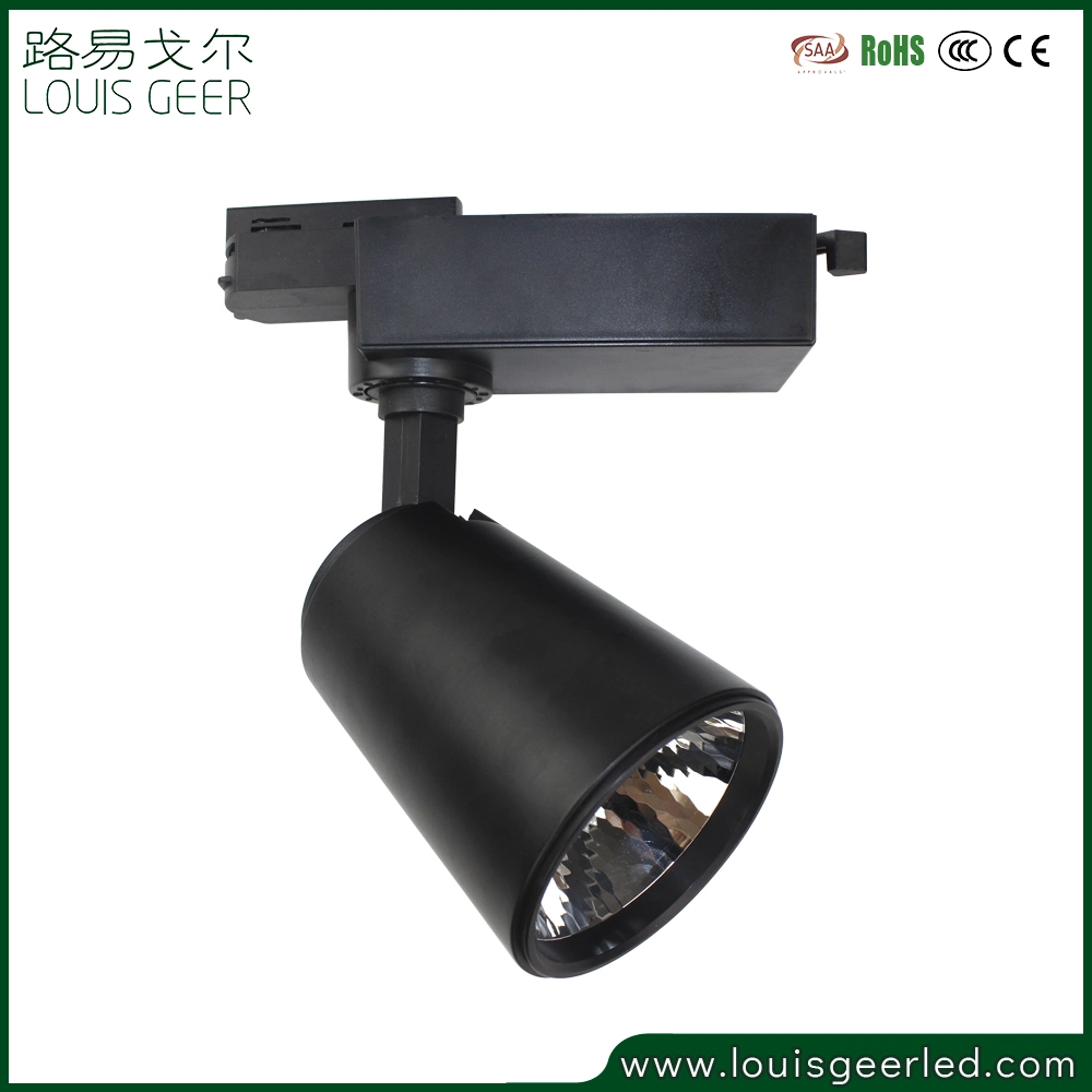 Omni-directional Rotatable Black LED Spotlight COB 12W 15W LED Track Light