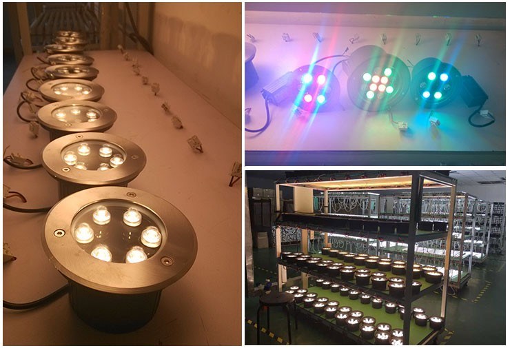 Recessed Floor Round LED Deck Garden Inground Buried Underground Light