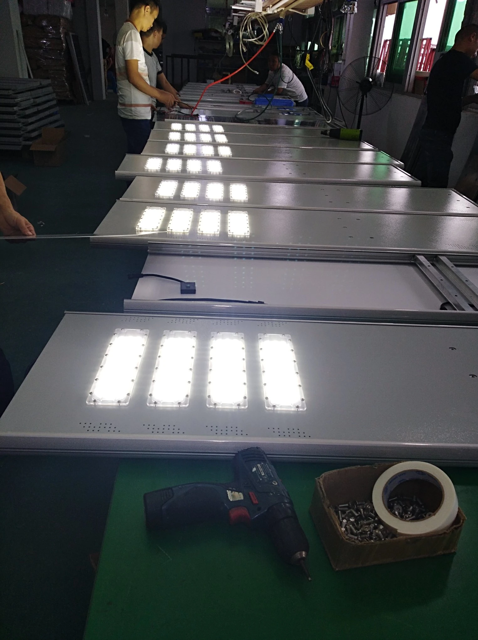 Solar Floor Light Outdoor 60 LED Solar Garden Light Lawn Yard Sidewalk Waterproof Landscape Lighting