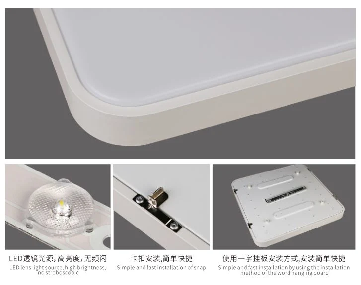 Modern Contemporary Square LED Ceiling Lights Lamp Lighting for Bedroom