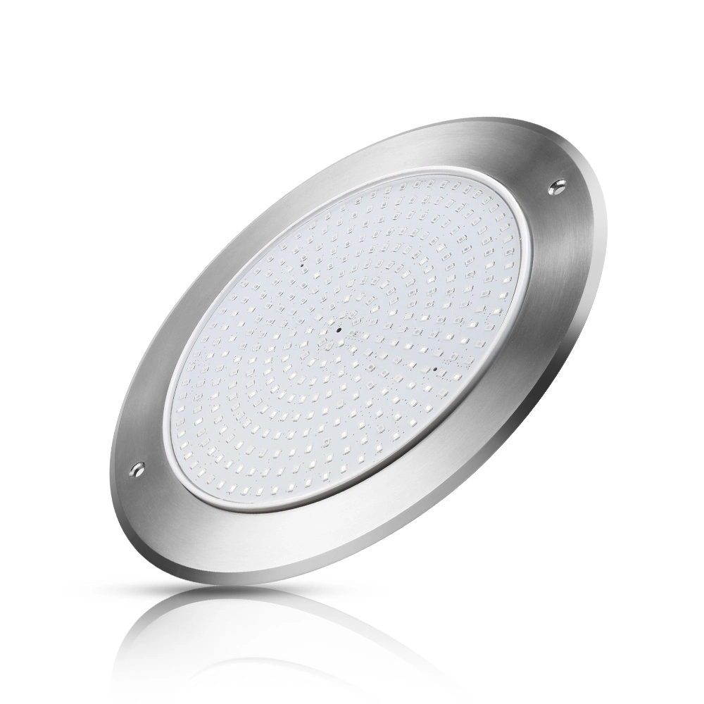 2021 Newest 8mm Thickness 8W 12V RGB Stainless Steel Swimming Pool Light IP68 LED Underwater Lighting Private Mode