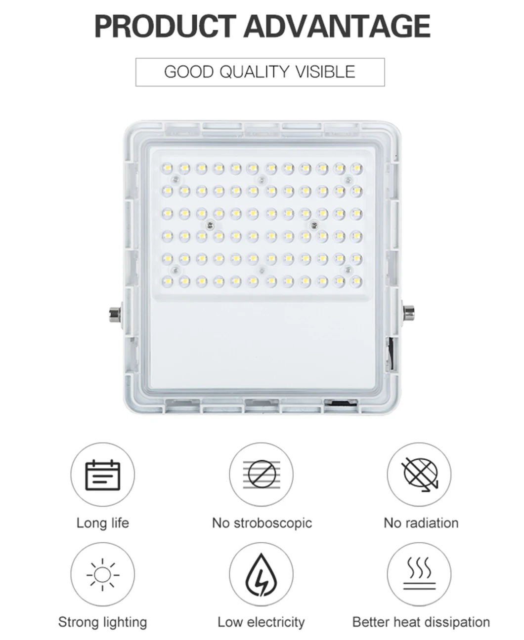 Outdoor Lamps External LED Projection Light Spot Lamp Condensed Light Flood Light