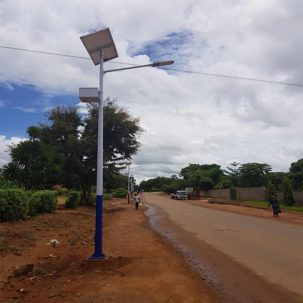 Outdoor Lights 6m Street Pole 30W LED Battery Backup LED Street Solar Lights Low Price
