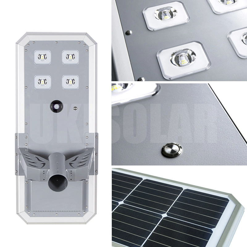 Ukisolar Evergreeno Maintenance Free All in One 30W Outdoor Light Solar LED Street Lighting Light