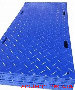 Temporary road board HDPE ground track pads ground protection pads