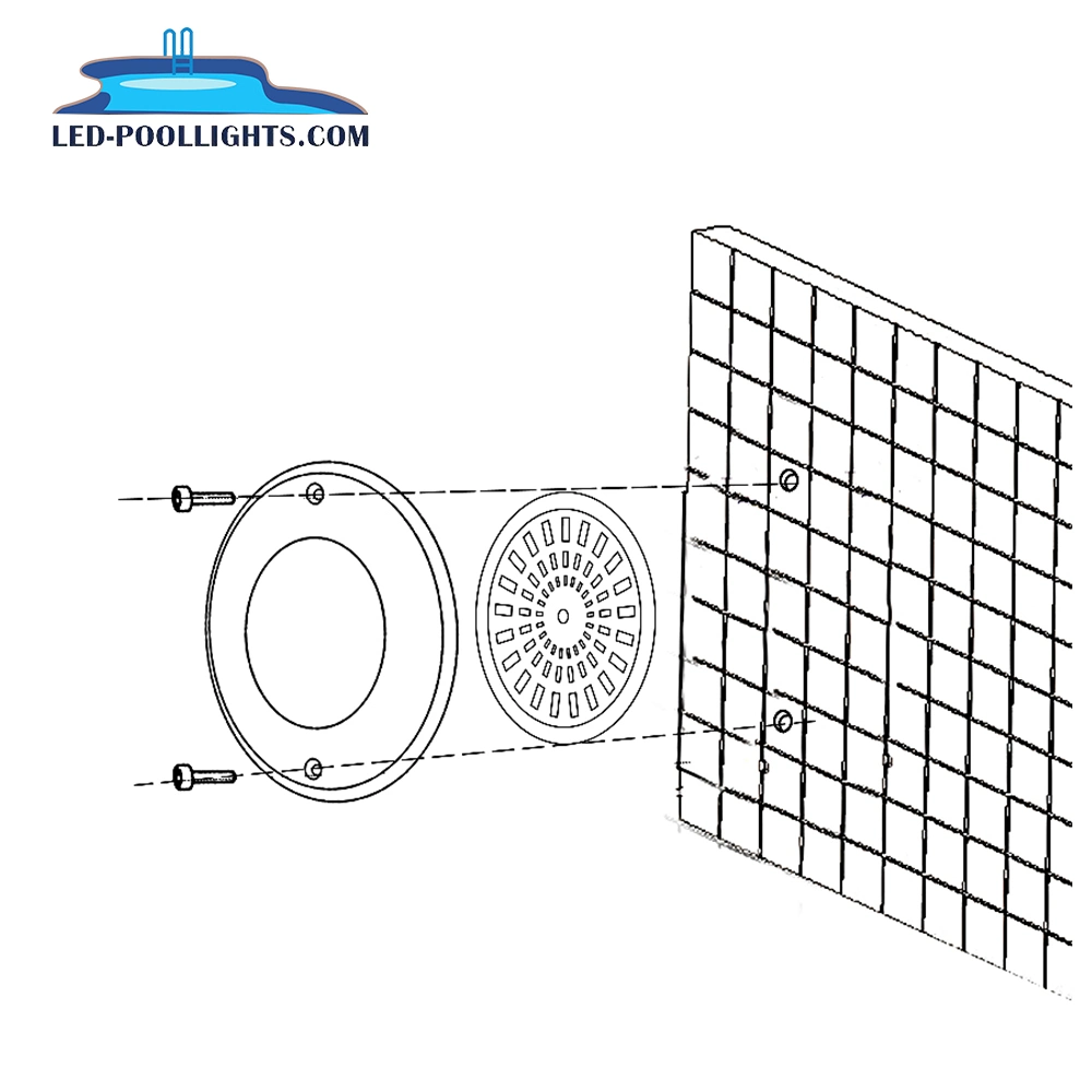 2018 Newest 8mm Thickness Private Mode 18W 12V Stainless Steel LED Pool Light IP68 Swimming Pool LED Underwater Lighting