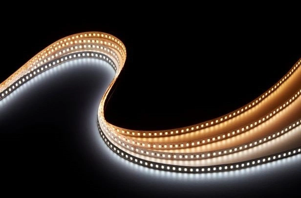 3000K IP20 High Lumen Efficiency Flexible LED Strip for Architectural Decorative Lighting