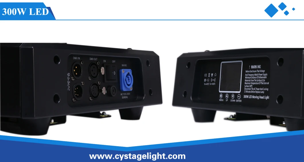 China Professional Stage Lighting 300W Spot LED Moving Head Lighting