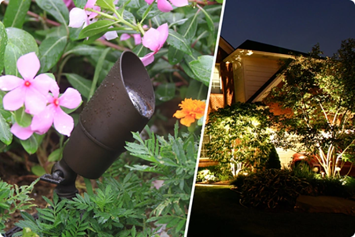 LED Lighting Outdoor Spot Light Cast-Brass