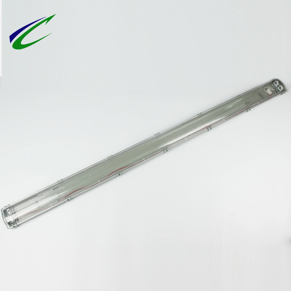 1.5m Fluorescent LED Double Tube Light Fixed Lighting Fixture Underground Parking Lot