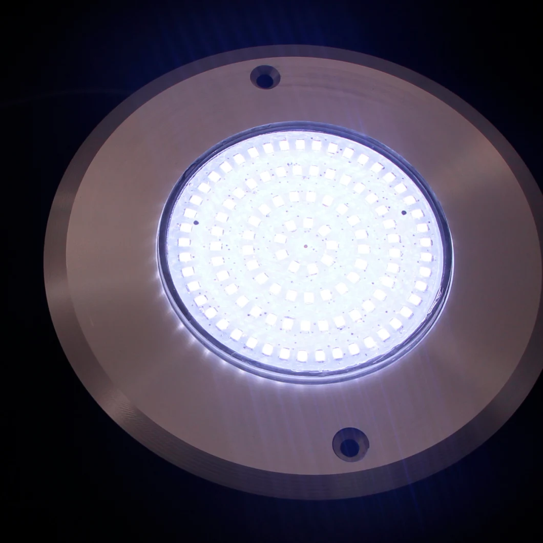 IP68 Multi Color 8mm Thickness LED Underwater Light 316ss LED Swimming Pool Light