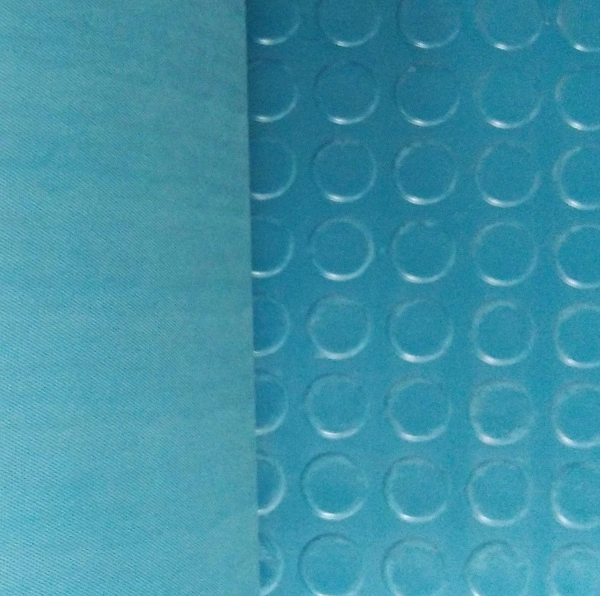 Circular Studded Factory Flooring Ground Mat Rubber Sheet