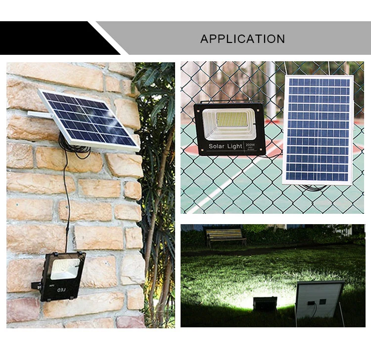 IP65 Waterproof Solar Lamp LED Flood Lights Outdoor Solar Dusk to Dawn Lights
