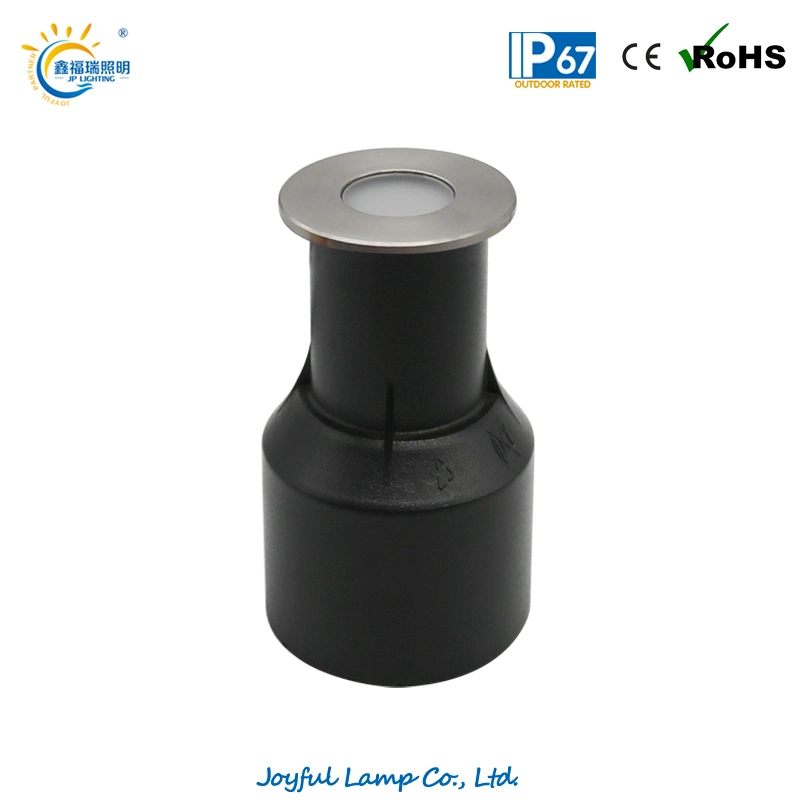 IP67 Mini LED Underground Light Outdoor Floor Light 1W 2W LED Deck Light Underground LED Underground Stair Light LED Stair Light with Stainless Steel Front Cover