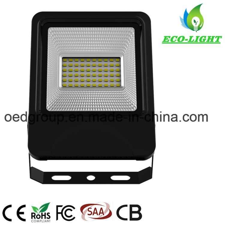 IP66 Outdoor Waterproof Architectural Lighting 85-265V 30W RGB SMD LED Flood Light