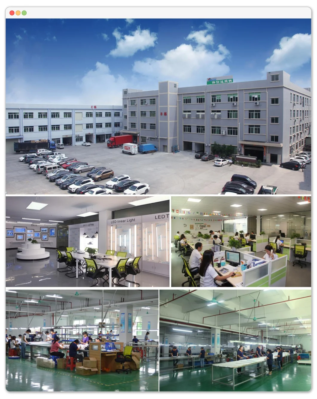 High Brightness 150lm/W IP65 LED Linear Lighting Fixture Tri Proof LED Light