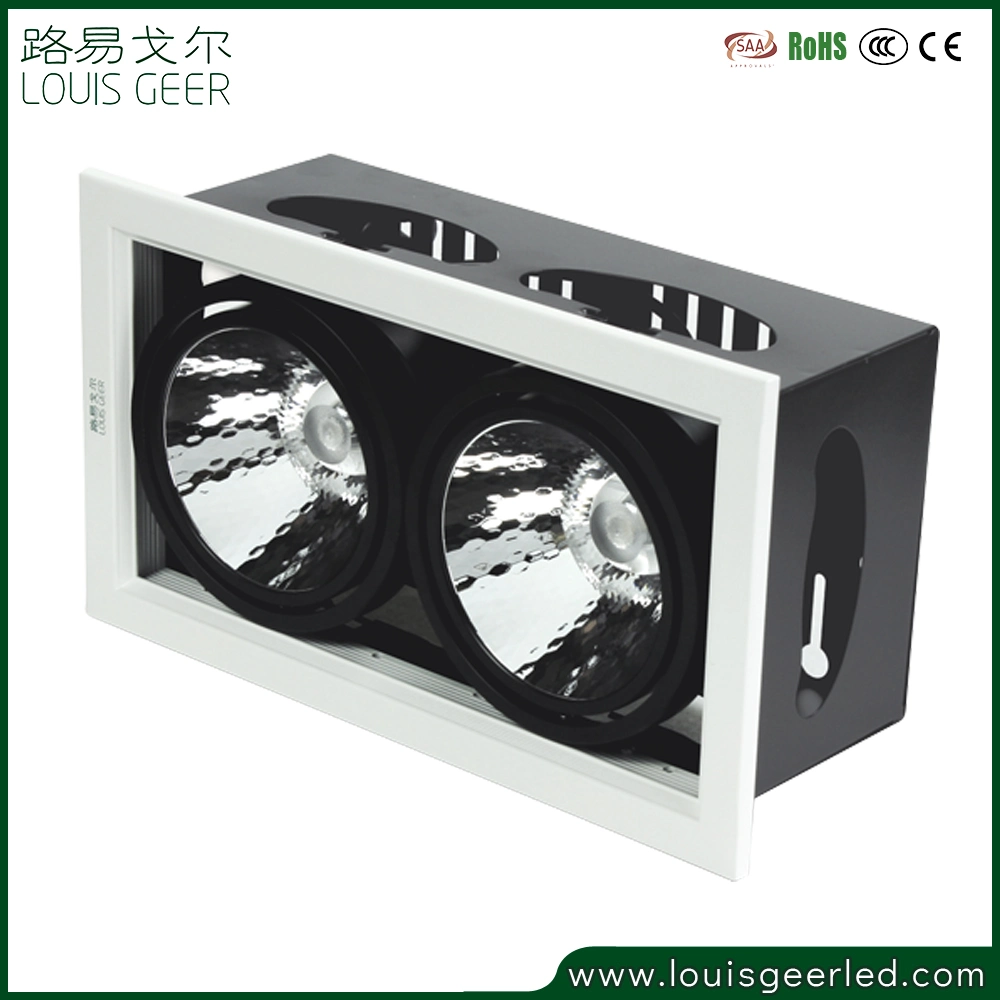 Commercial Indoor LED Downlight LED Ceiling Light Projector 12W 24W 36W Square Adjustable Mini Recessed COB Ceiling LED Spotlight Commercial LED Lighting