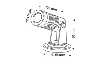 6W RGBW Garden Light Outdoor Landscape Light