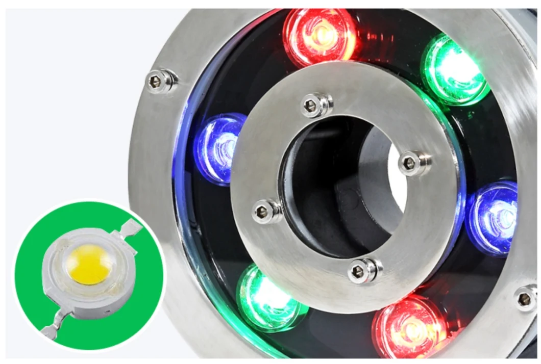 36W LED Fountain Light Ring, 316ss LED Underwater Lighting 36W Fountain Light