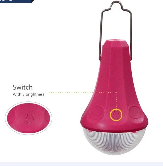 LED Lamp Outdoor Lightings Solar Energy Lights with 4PCS Lamp