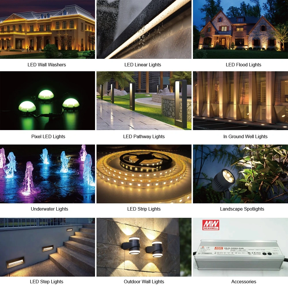 100-240V Underground IP68 Waterproof Landscape LED in Ground Well Light