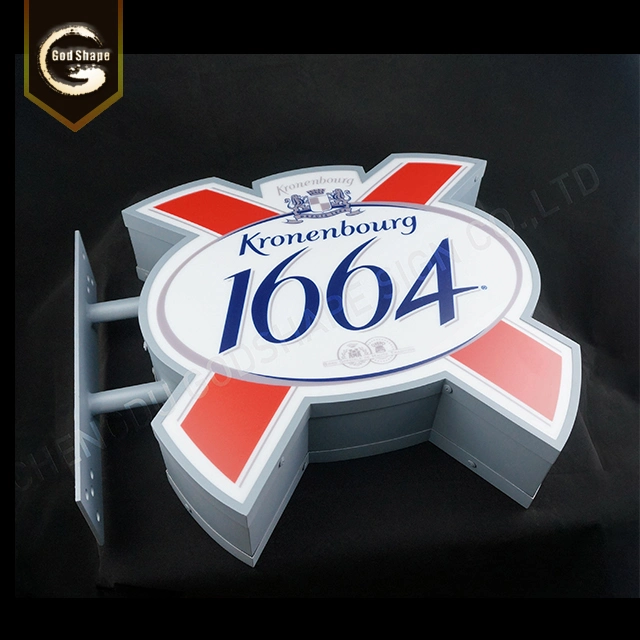 External Advertising LED Lighting Board Squarewall Mounted Light Box Signs for Bar Light Box Sign