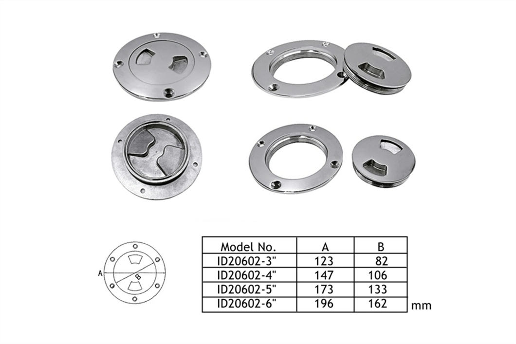 Heavy Duty 316 Marine Grade Stainless Steel Boat Deck Plate Hatch
