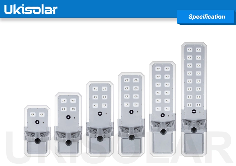 Ukisolar Evergreeno Free Maintenance All in One 30W Outdoor Lamp Solar LED Street Light Lighting Lamps