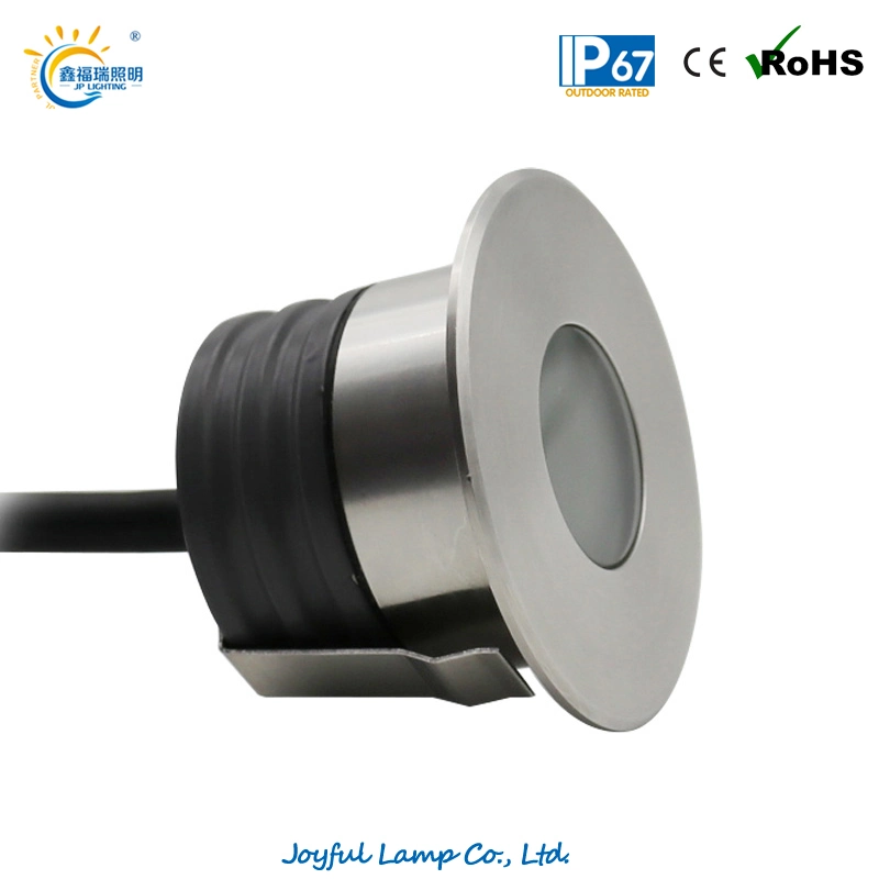1W 2W 3W LED Underground Lights Thin LED Step Lights Recessed Floor Lights Recessed LED Desk Lamps Square Underground Lights for Architectural, Landscape Lighting