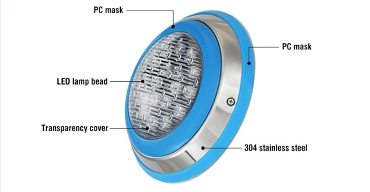 RGB 6W IP68 LED Underwater Light for Fountain LED Swimming Pool Light